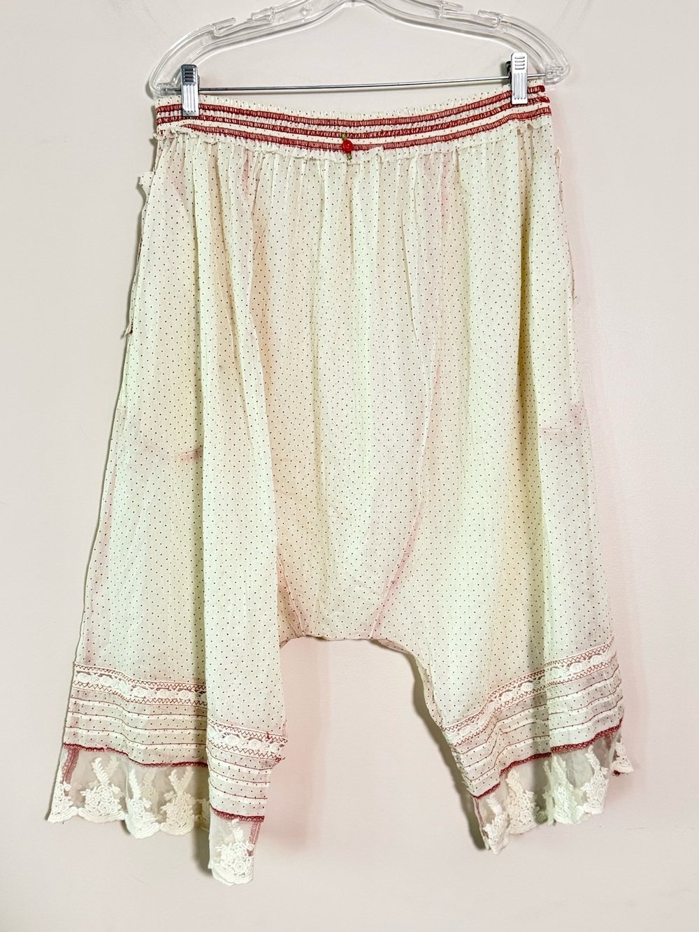 Intimately Free People Endless Afternoon Bloomers in Cream/Red - large - Picture 4 of 8